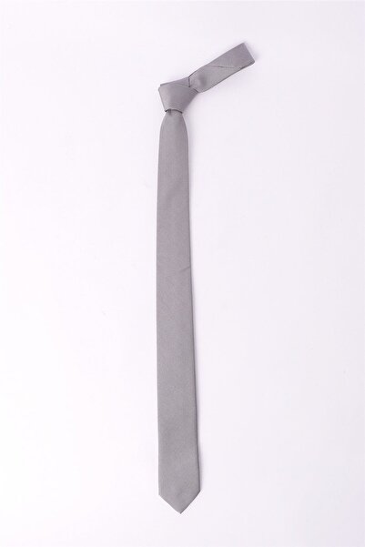 Tudors Self-Patterned Plain Men's Gray Tie