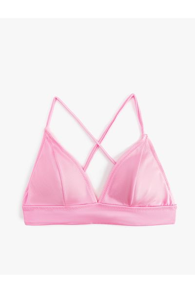 Koton Μπλουζάκι μπικίνι Bralet με λεπτομέρεια με κορδόνια στο πίσω μέρος