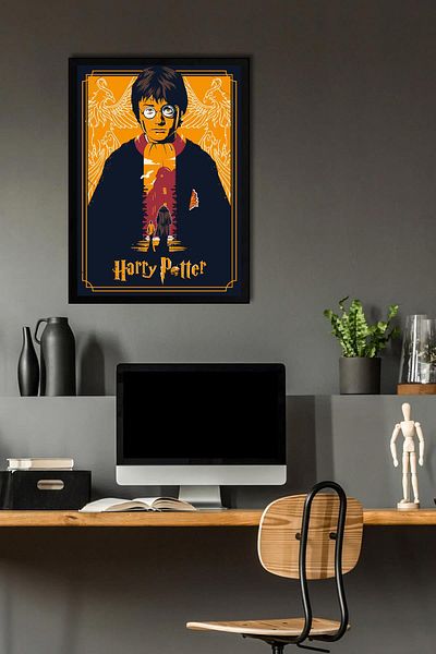 Saturn Pictură înrămată Harry Potter - Pictură poster film