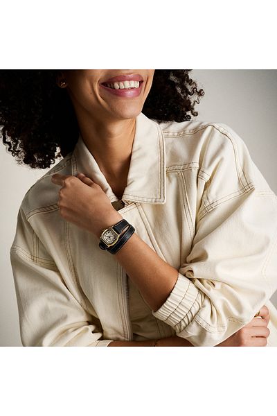 Fossil Harlow Cream Women's Watch Es5404