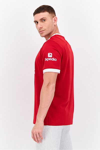 Nike Men Sportswear Fit Short Sleeve Football Jersey, Red