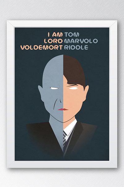 Saturn Harry Potter Lord Voldemort Pictură înrămată - Pictură poster film