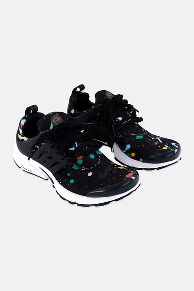 Nike Women Air Presto Lace Up Training Shoes, Black