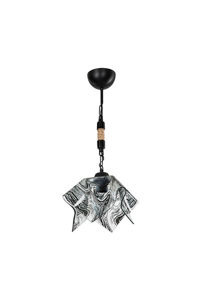 AG LightDesign Black Glass Pendant Lamp Chandelier Bedroom Living Room Kitchen Corridor Lamp
