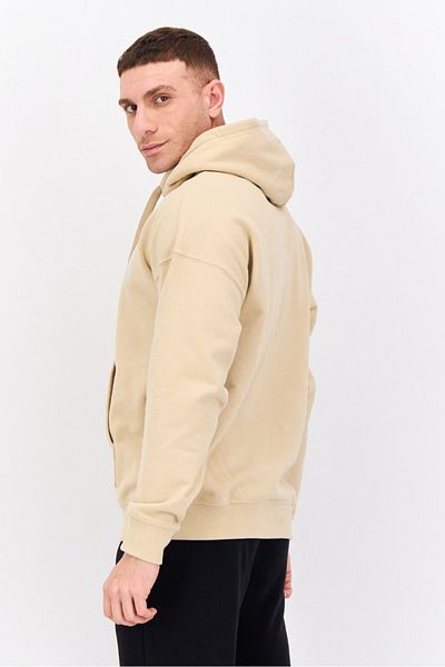 Champion Men Baggy Fit Long Sleeves Outdoor Sweatshirt, Beige