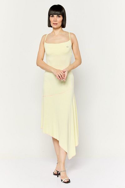 Diesel Women Brand Logo Midi Dress, Yellow