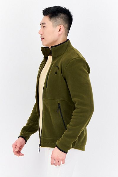 Puma Men Sportswear Fit Long Sleeves Outdoor Jacket, Olive