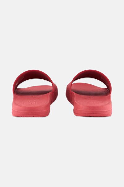 Fitflop Men Slip On Brand Logo Slides, Red