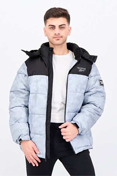 Reebok Men Sportswear Fit Long Sleeves Outdoor Jacket, Grey