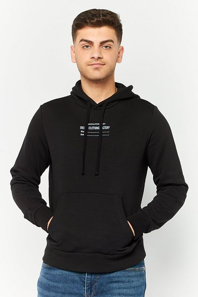 Diesel Men Brand Logo Pull Over Sweatshirts, Black