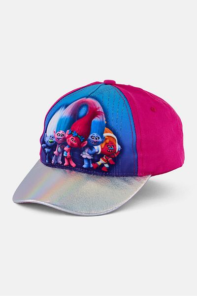 Trolls Kids Girls Graphic Print Adjustable Cap, Blue
