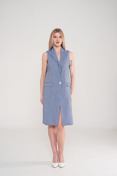 nisya Women's Long Button Detailed Vest