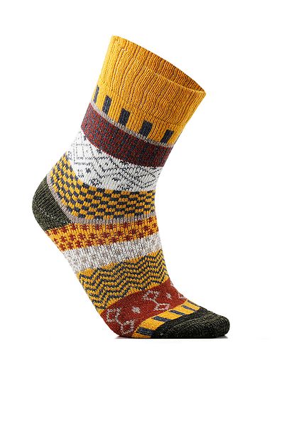 RENKLİBUTİK Colorful Wool Socks - Daily Use, Soft and Warm