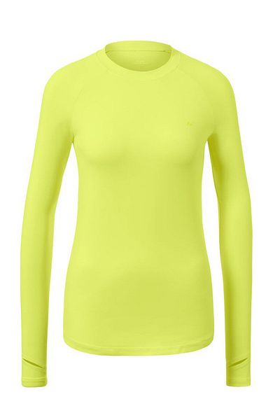 Tchibo Women Slim Fit Plain Performance Top, Lime