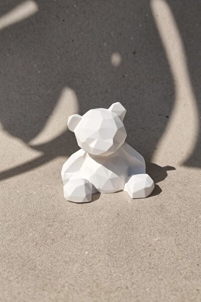 Mandalin Art Studio Suport Carte Decorativ Mini Urs, Suport Telefon 8 Cm