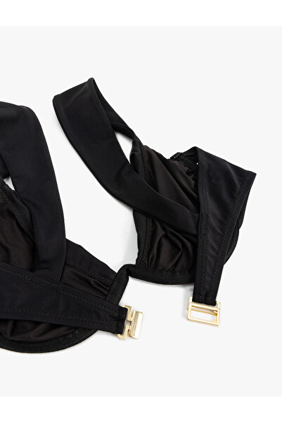 Koton Kalın Askılı Balenli Bikini Üstü