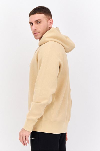 Champion Men Sportswear Fit Long Sleeves Outdoor Hoodies, Beige