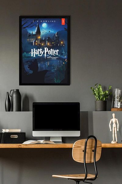 Saturn Harry Potter and the Philosophers Stone Framed Painting - Movie Poster Painting