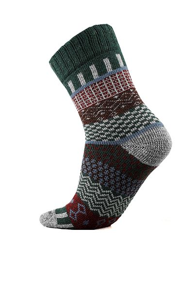 RENKLİBUTİK Colorful Wool Socks - Daily Use, Soft and Warm