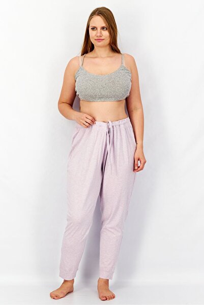 Tchibo Women Relax Fit Heather Trouser, Purple