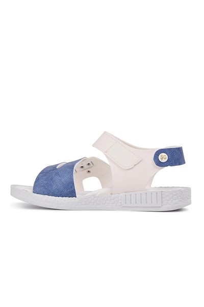 AYAKMOD White-Denim Blue Boy's Sandals