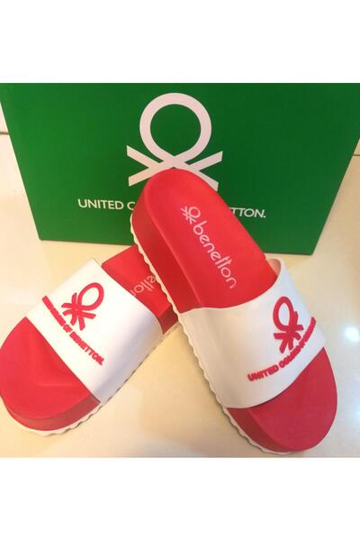 United Colors of Benetton Bn-1211 Papuci de plajă și zilnic din PVC cu talpă înaltă pentru femei