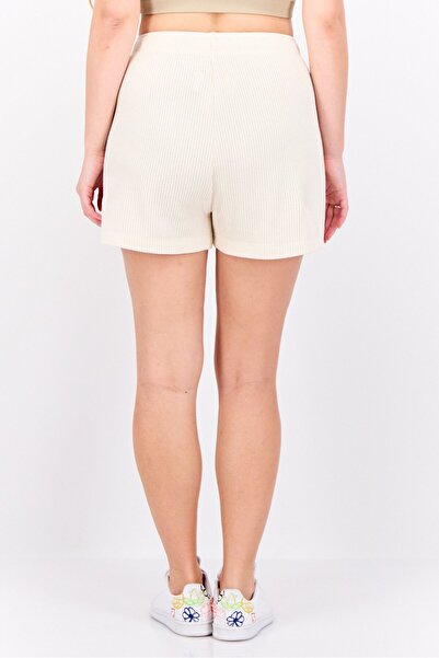 Champion Women Regular Fit Drawstring Outdoor Shorts, Beige