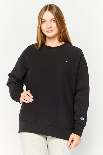 Champion Women Sportswear Fit Long Sleeves Outdoor Sweatshirt, Black