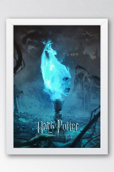 Saturn Harry Potter și paharul de foc cu cadru - pictură poster film