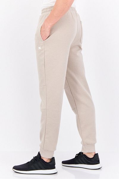 RBX Men Sportswear Fit Drawstring Outdoor Sweatpants, Matt Light Grey