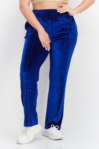 Steve Madden Women Regular Fit Solid Pants, Blue