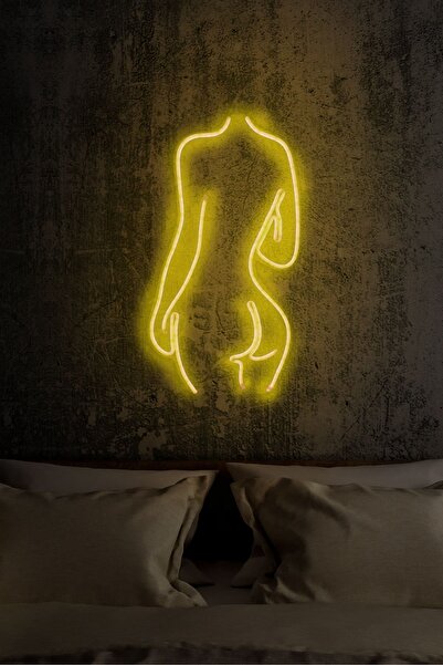 sihirli tabela Neongraph Neon Led Woman Duvar Yazısı Dekoratif Işıklı Gece La...