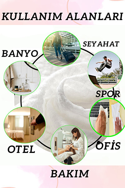 bloomplus 14' lü Sıkıştırılmış Pamuk Disk Havlu Mendil Tek Kullanımlık