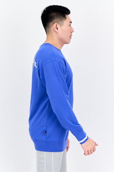 Puma Men Sportswear Fit Long Sleeve Outdoor Sweatshirt, Blue