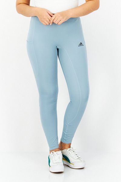 adidas Women Sportswear Fit Full Length Training Leggings, Mint Blue