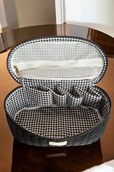 BAHELS XL Size Bag Travel Bag for All Hair Styling with Black Inside Compartment