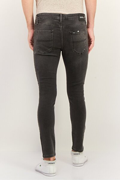 Riders by Lee Men Skinny Fit Washed Stretchable Jeans, Washed Grey