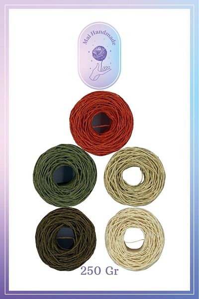 Mai Handmade Σετ σχοινί χαρτιού των 5