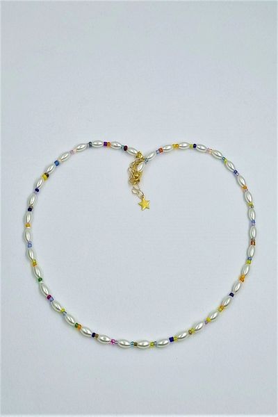 KRIMO Kpop Stray Kids Felix Pearl Necklace