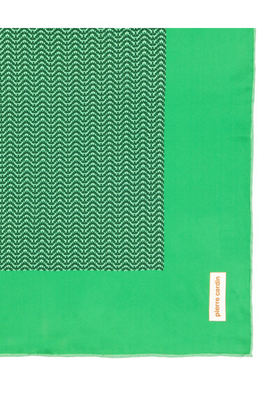 Pierre Cardin Yeşil Krep Saten Eşarp 50303011-VR054