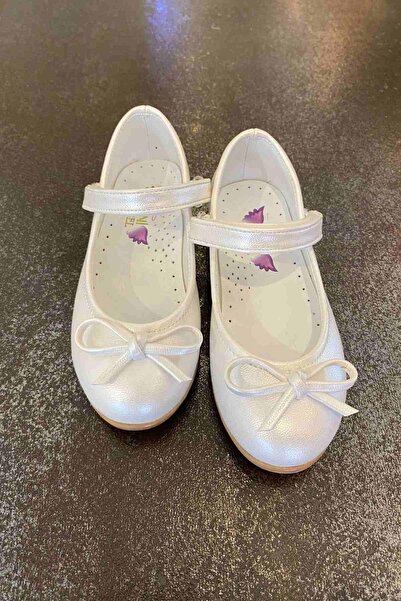 moona kids 21-36 Numara Kız Çocuk Babet Gümüş