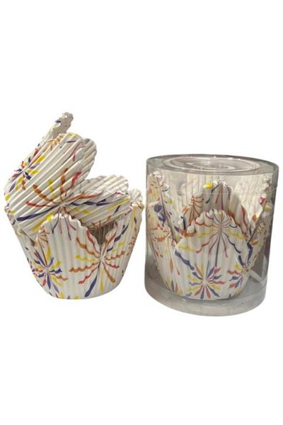 BENS Cupcake/Muffin/Suffle Cake Capsule White Torch Pattern 50 Li