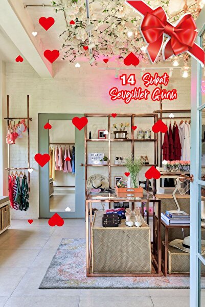 New Jargon Panglică de colț 14 februarie Ziua Îndrăgostiților Autocolant pent...