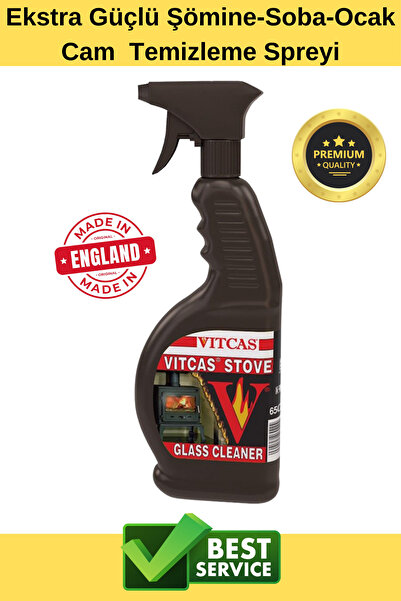 SOMINECO Şömine BBQ Soba Ocak Cam Ve Izgara Temizleyeci Spreyi 650 ml