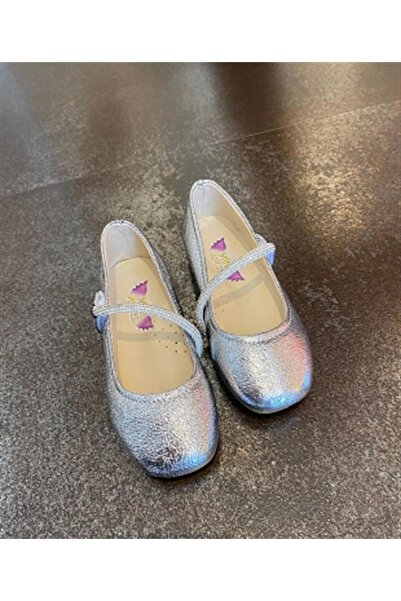 moona kids 26-30 Numara Kız Çocuk Babet Gümüş