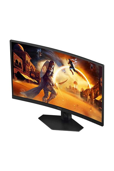 Aoc شاشة ألعاب منحنية C27G4ZE مقاس 27 بوصة بدقة FHD 1920x1080، HDR10، نوع لوحة VA، معدل R 280 هرتز، 0.3 مللي ثانية