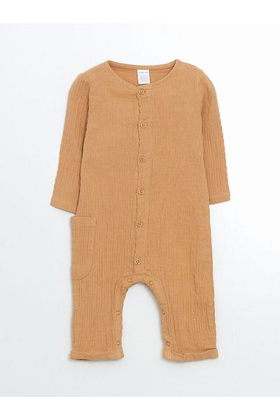 LC Waikiki Lcw Crew Neck Basic Baby Boy Jumpsuit Fast Fashion