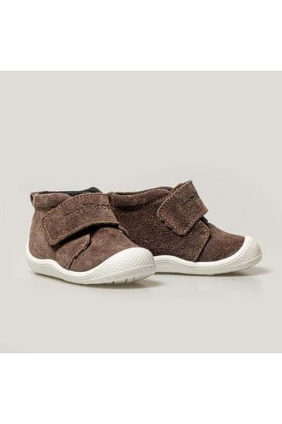 Merli&Rose Stride Suede First Step Boots |   Taupe