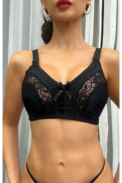 Gloria Night Lace Non-wired Gathering Bra