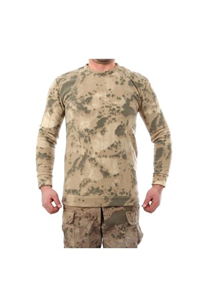 SINGLE SWORD Камуфляжний светр з поліестеру